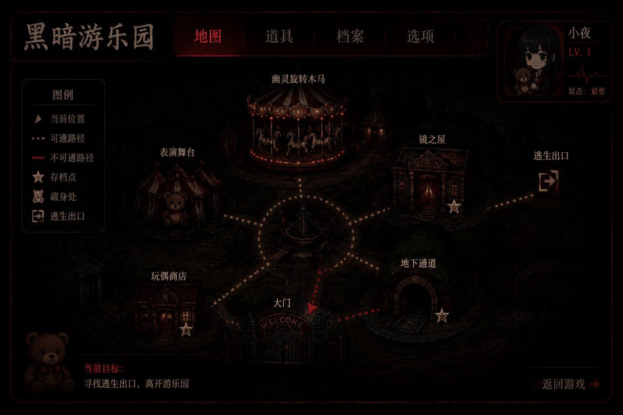 黑暗游乐园 操作界面 演示图 6